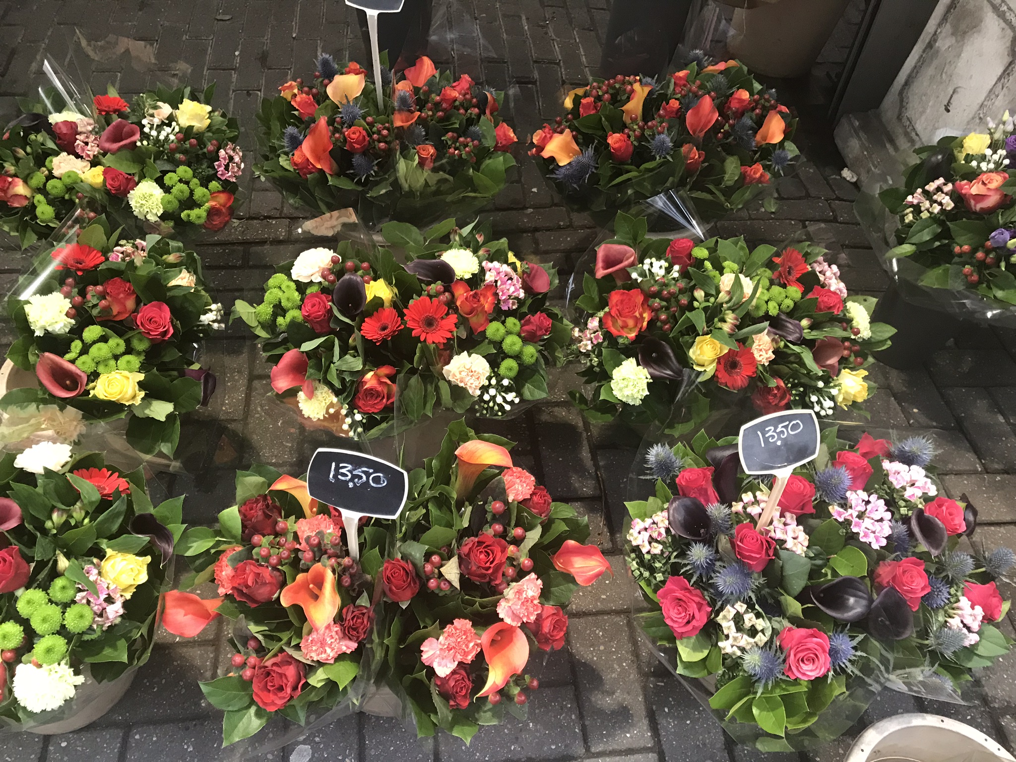 The tulips bulbs are the star gift in Amsterdam flower market